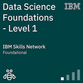 Data Science Foundations Level 1 Badge