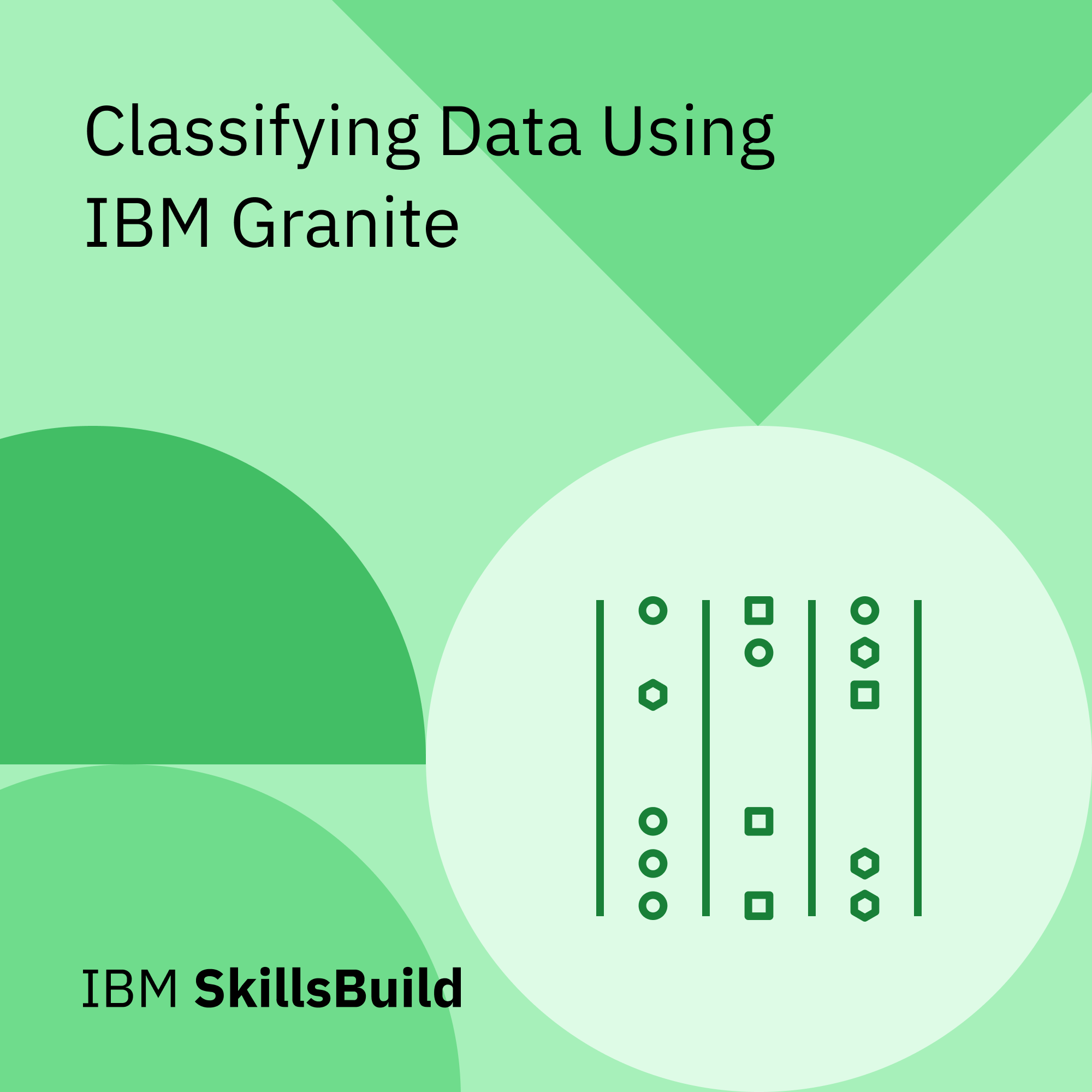 Classifying Data Using IBM Granite Module Sticker