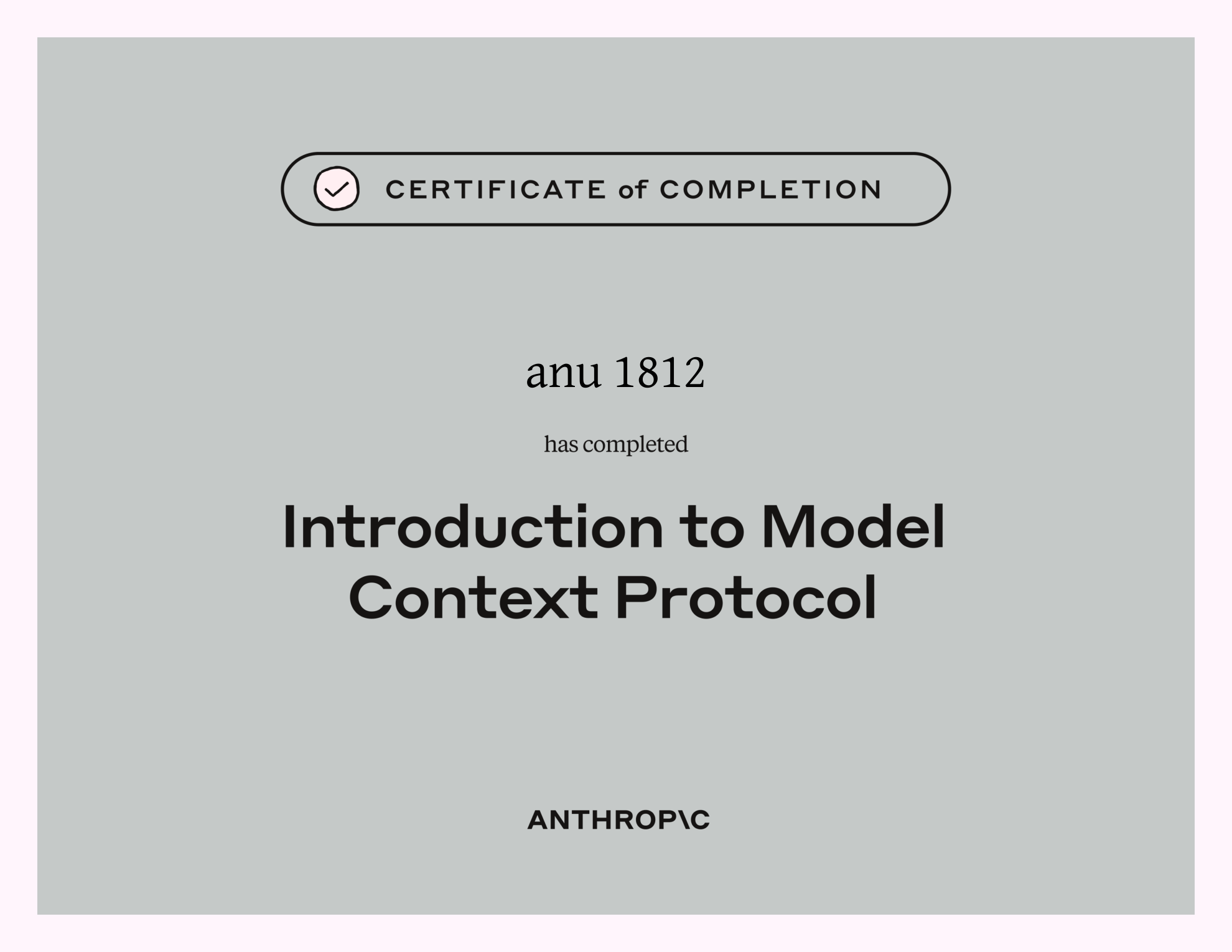 Introduction to Model Context Protocol Certificate